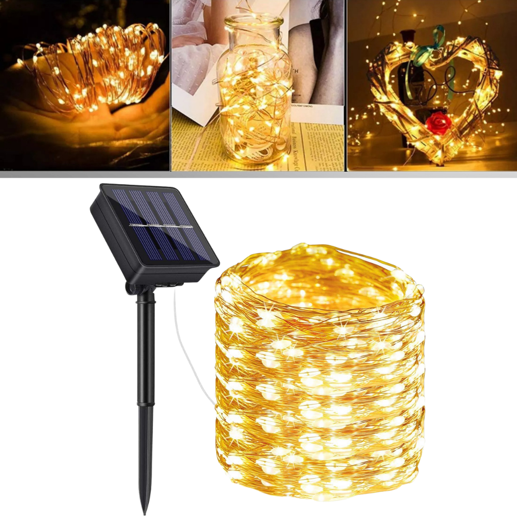 Vector Solar String Light Sunlight String | LED Outdoor Solar Torches | LED waterproof