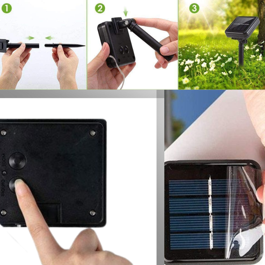 Luce di stringa solare a LED - Ozerty