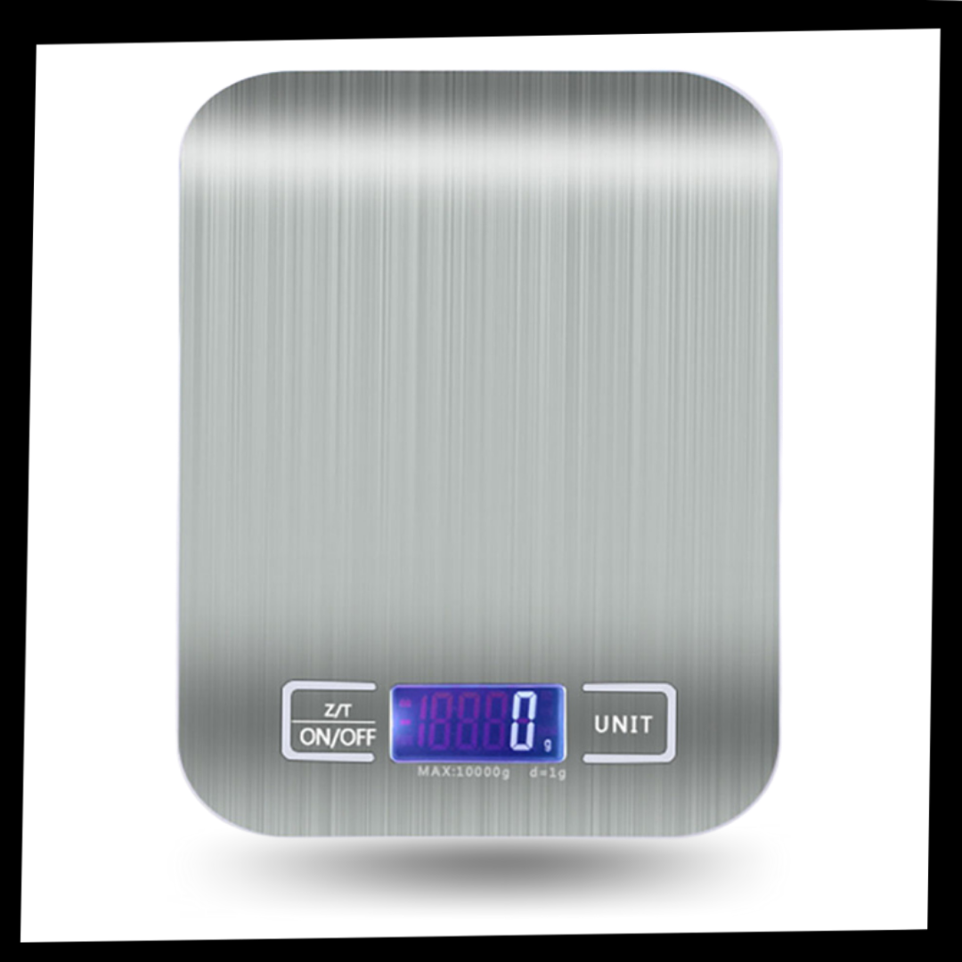 Bilancia da cucina digitale LCD in acciaio inox - Ozerty