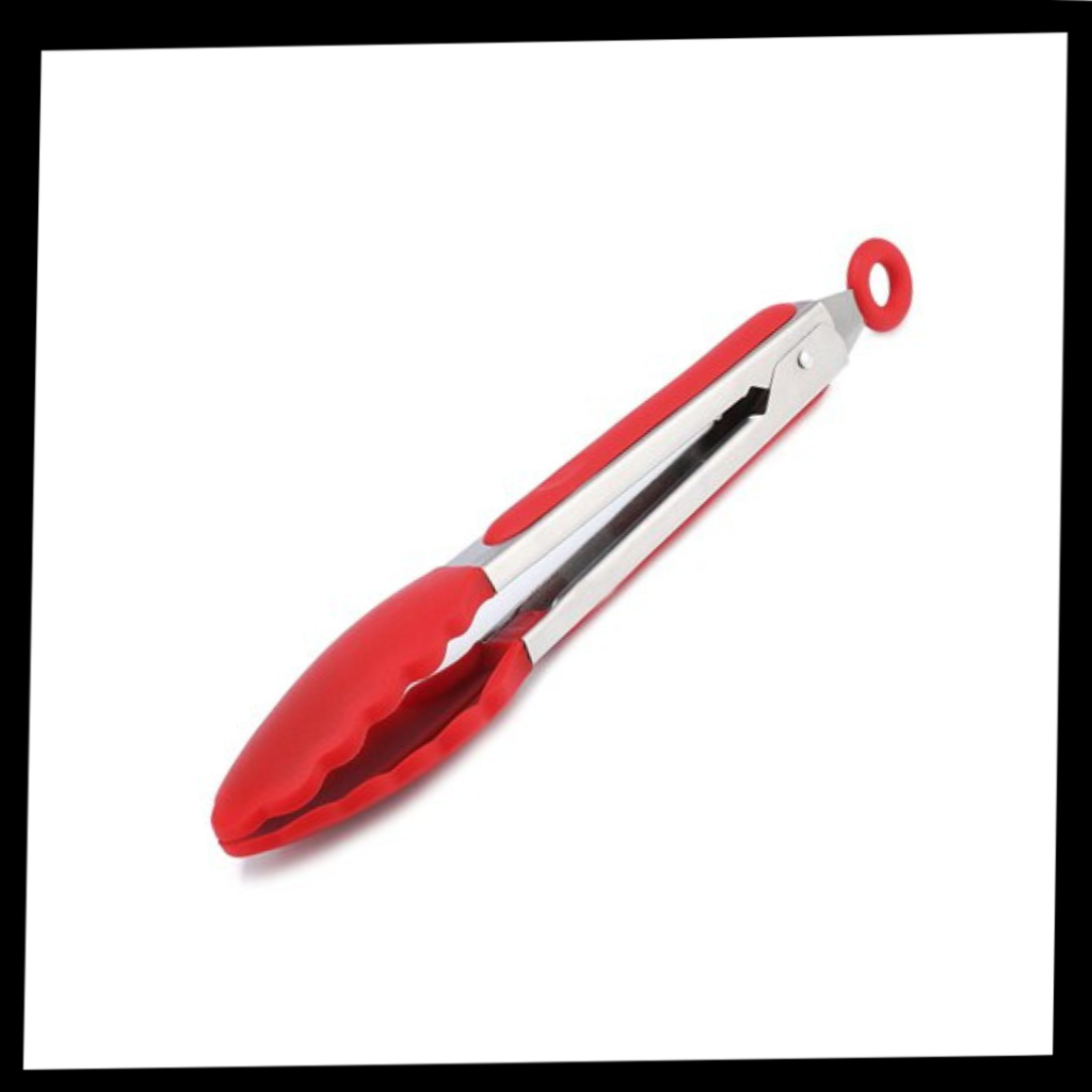 Pinza per barbecue con impugnatura in silicone - Ozerty