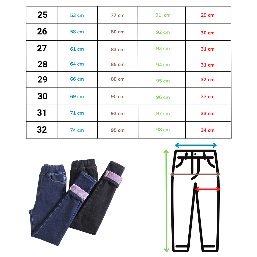 Jeggings termici in pile da donna - Ozerty