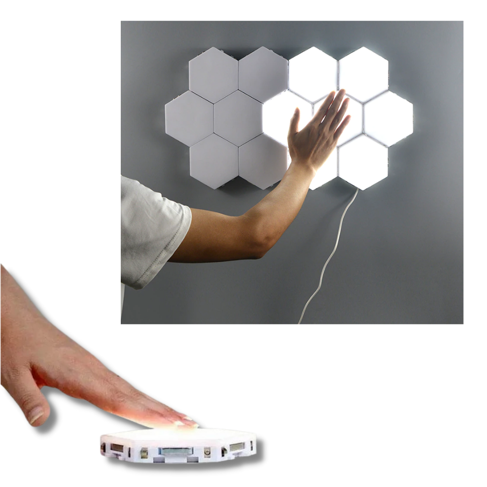 Confezione da 3 luci touch modulari - Ozerty