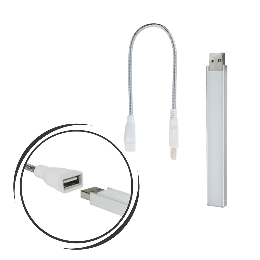 Luce di crescita per piante USB LED con palo flessibile - Ozerty
