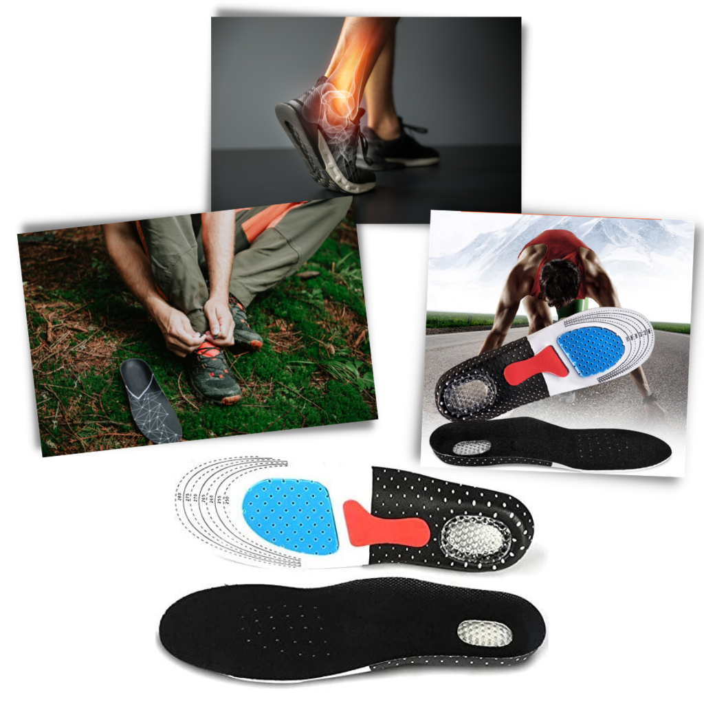 Solette gel unisex per scarpe da corsa - Ozerty