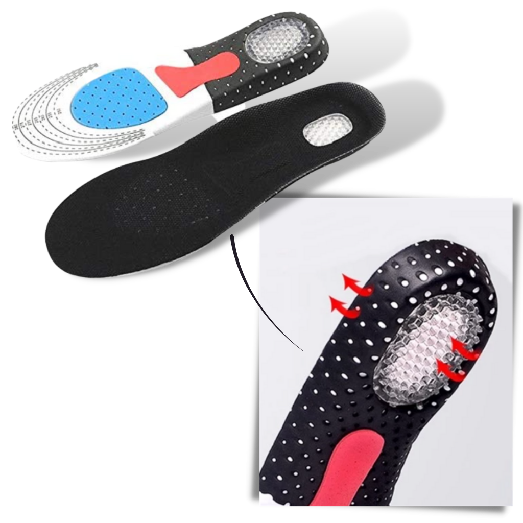 Solette gel unisex per scarpe da corsa - Ozerty