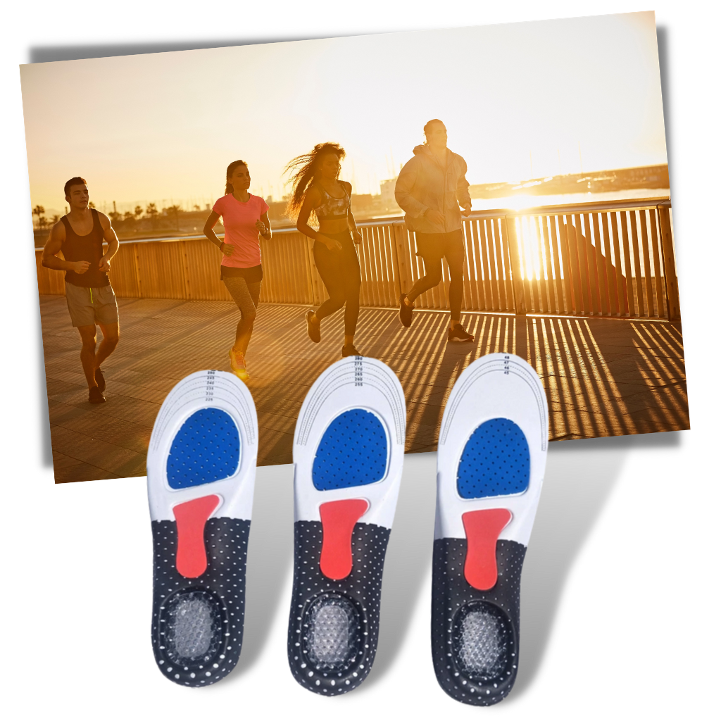 Solette gel unisex per scarpe da corsa - Ozerty