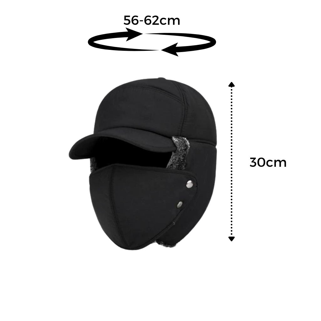 Cappello antivento unisex per la protezione delle orecchie e del viso - Ozerty