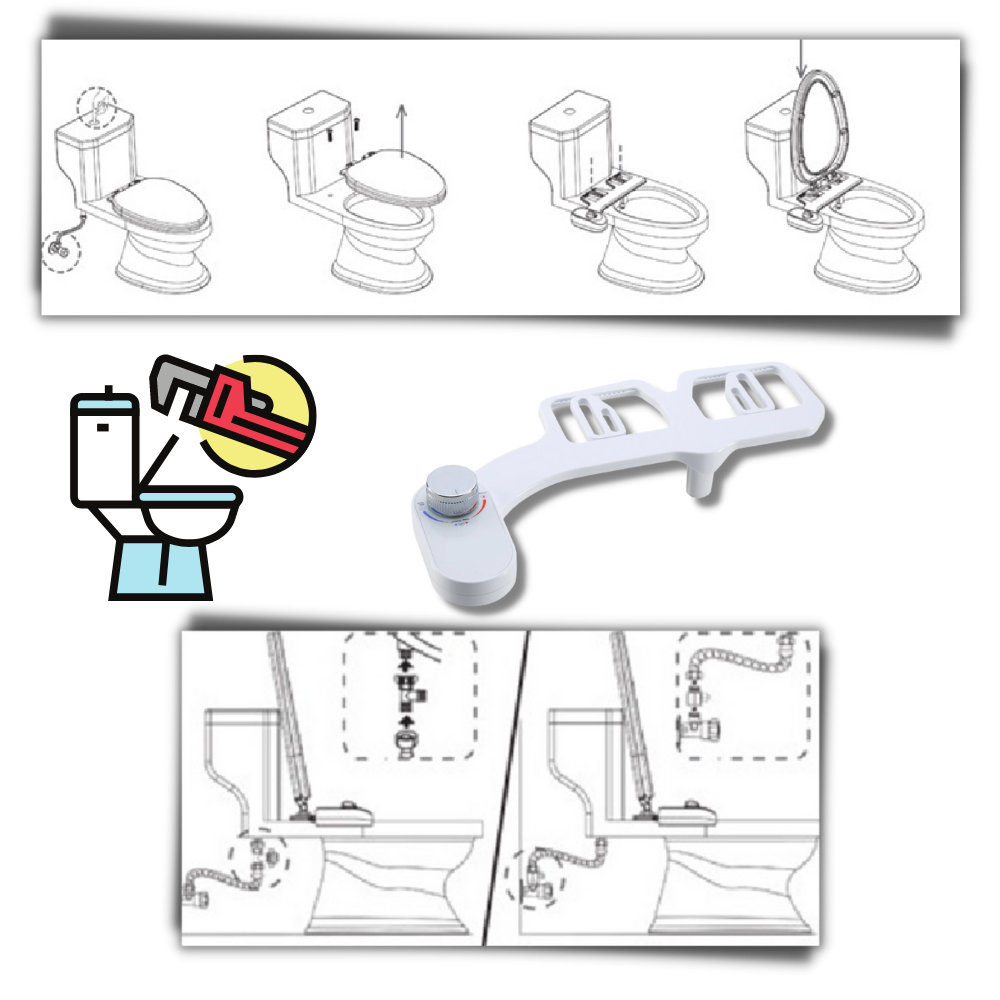 Attacco WC per bidet