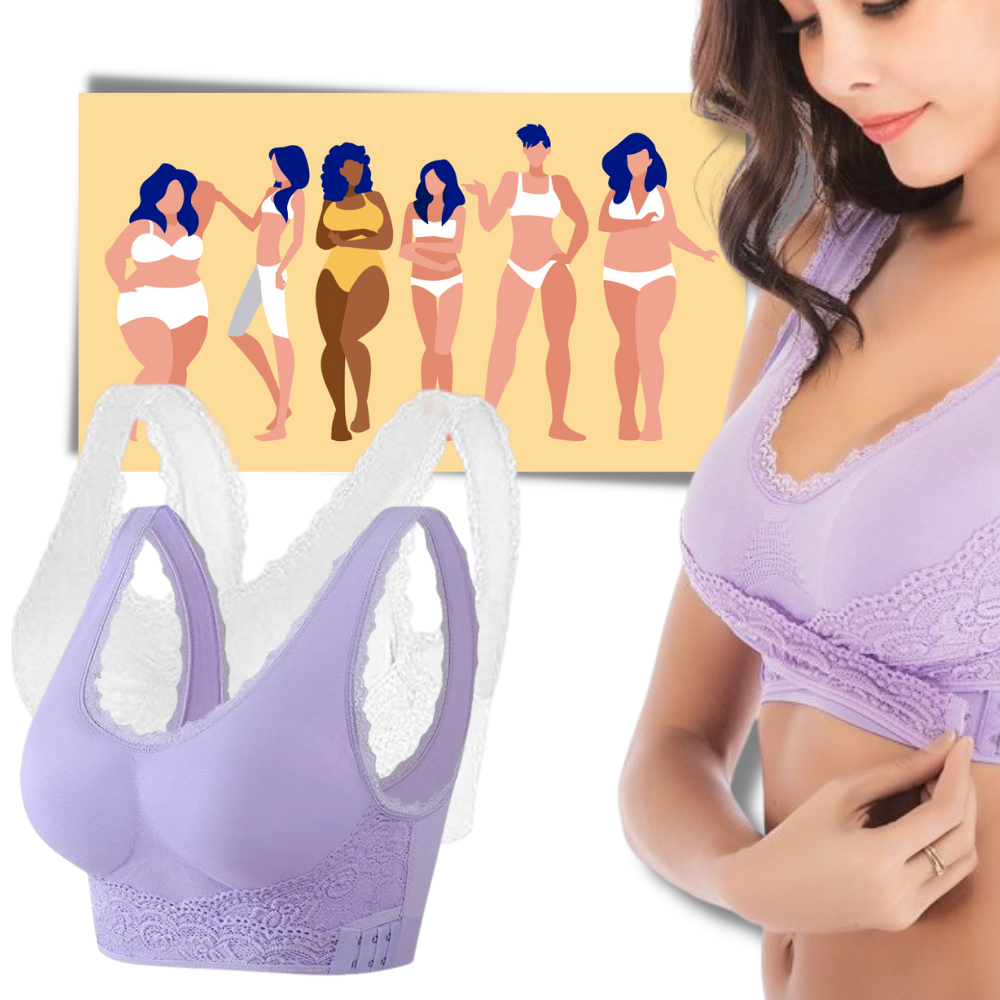 Reggiseno push up senza fili senza cuciture  - Ozerty