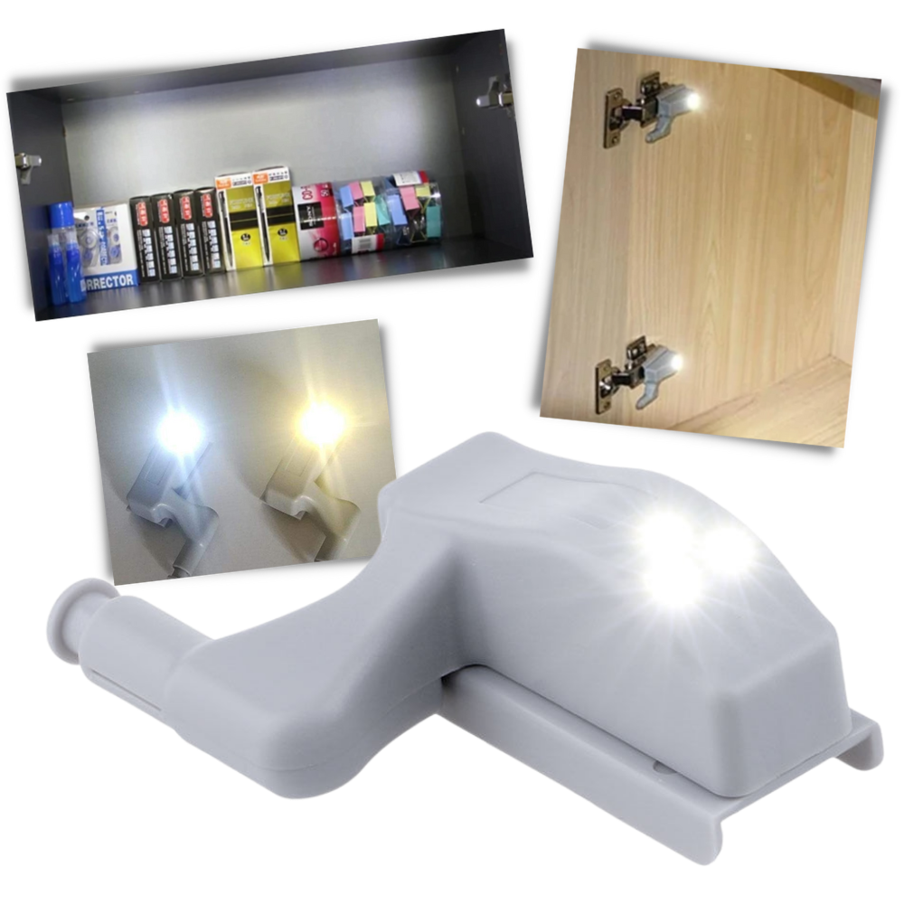 Confezione da 3 luci a LED a cerniera - Ozerty