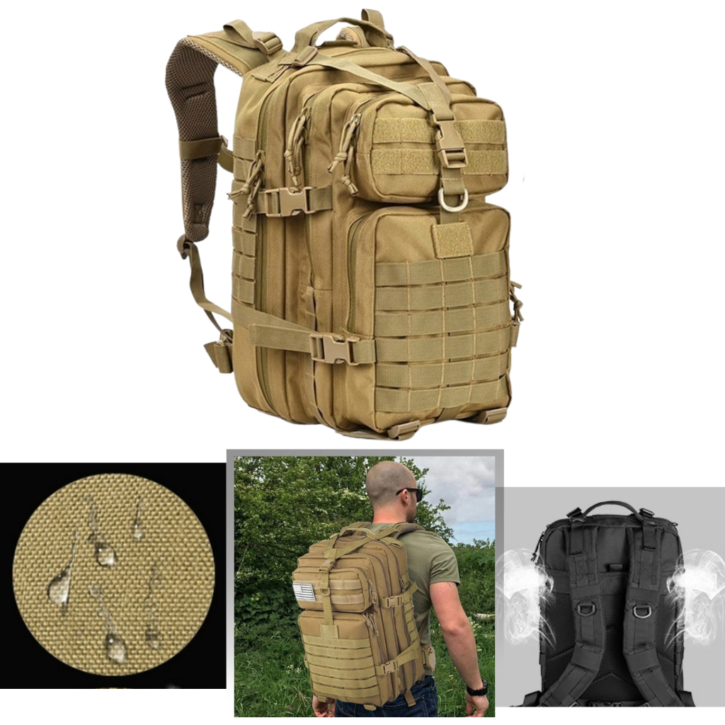 Zaino da campeggio resistente da 50L - Ozerty