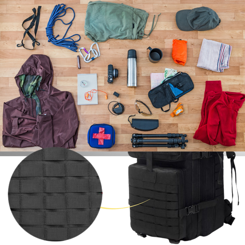 Zaino da campeggio resistente da 50L