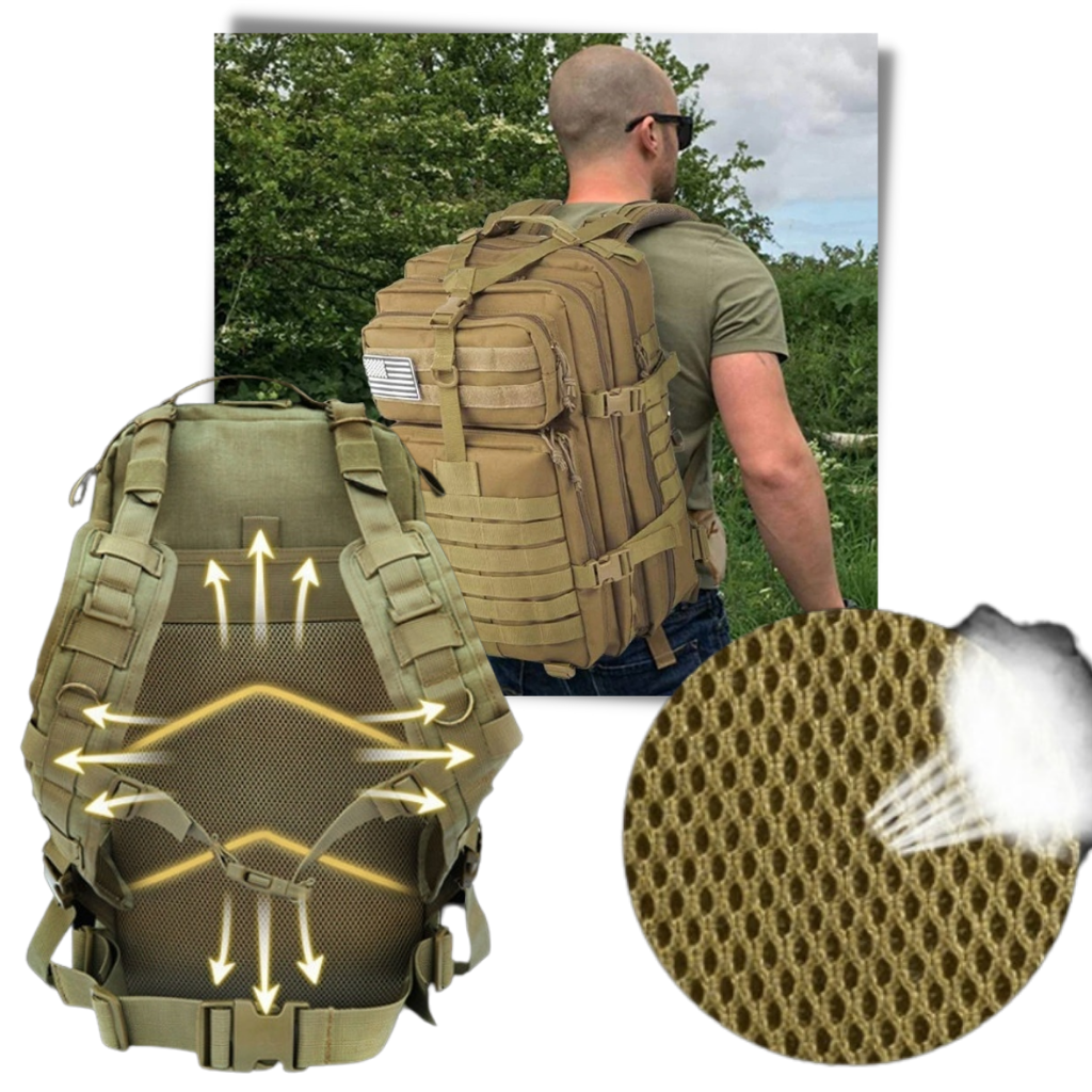 Zaino da campeggio resistente da 50L - Ozerty