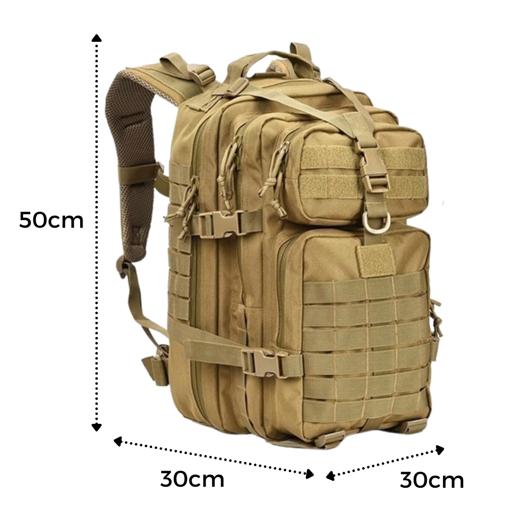 Zaino da campeggio resistente da 50L - Ozerty