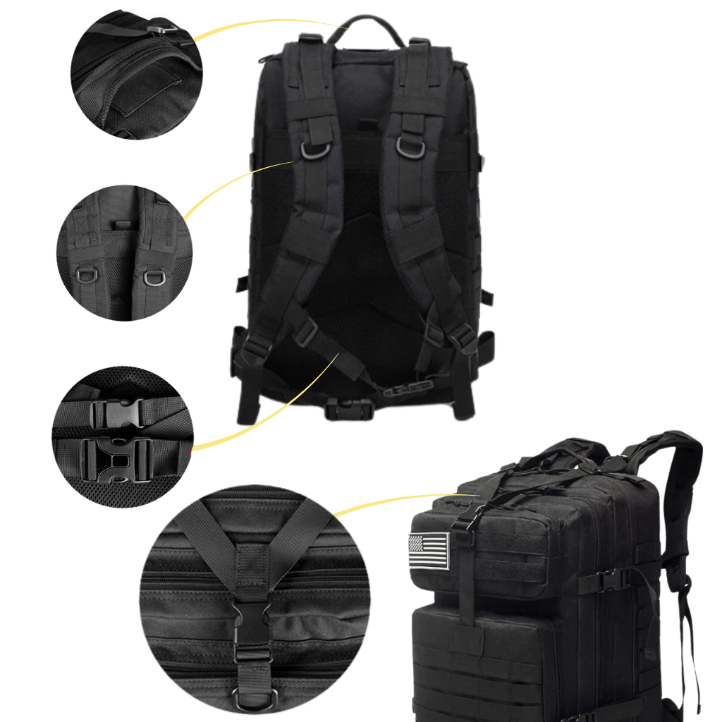 Zaino da campeggio resistente da 50L - Ozerty