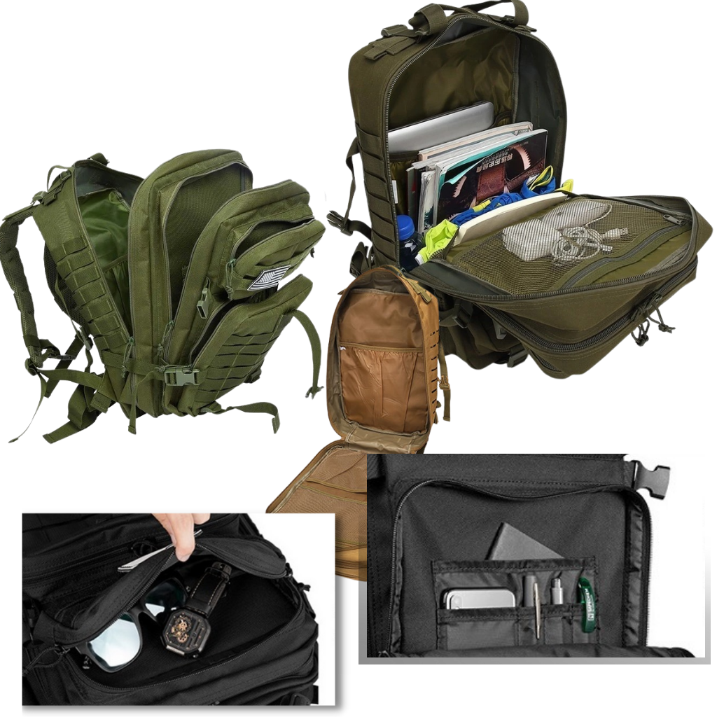 Zaino da campeggio resistente da 50L - Ozerty
