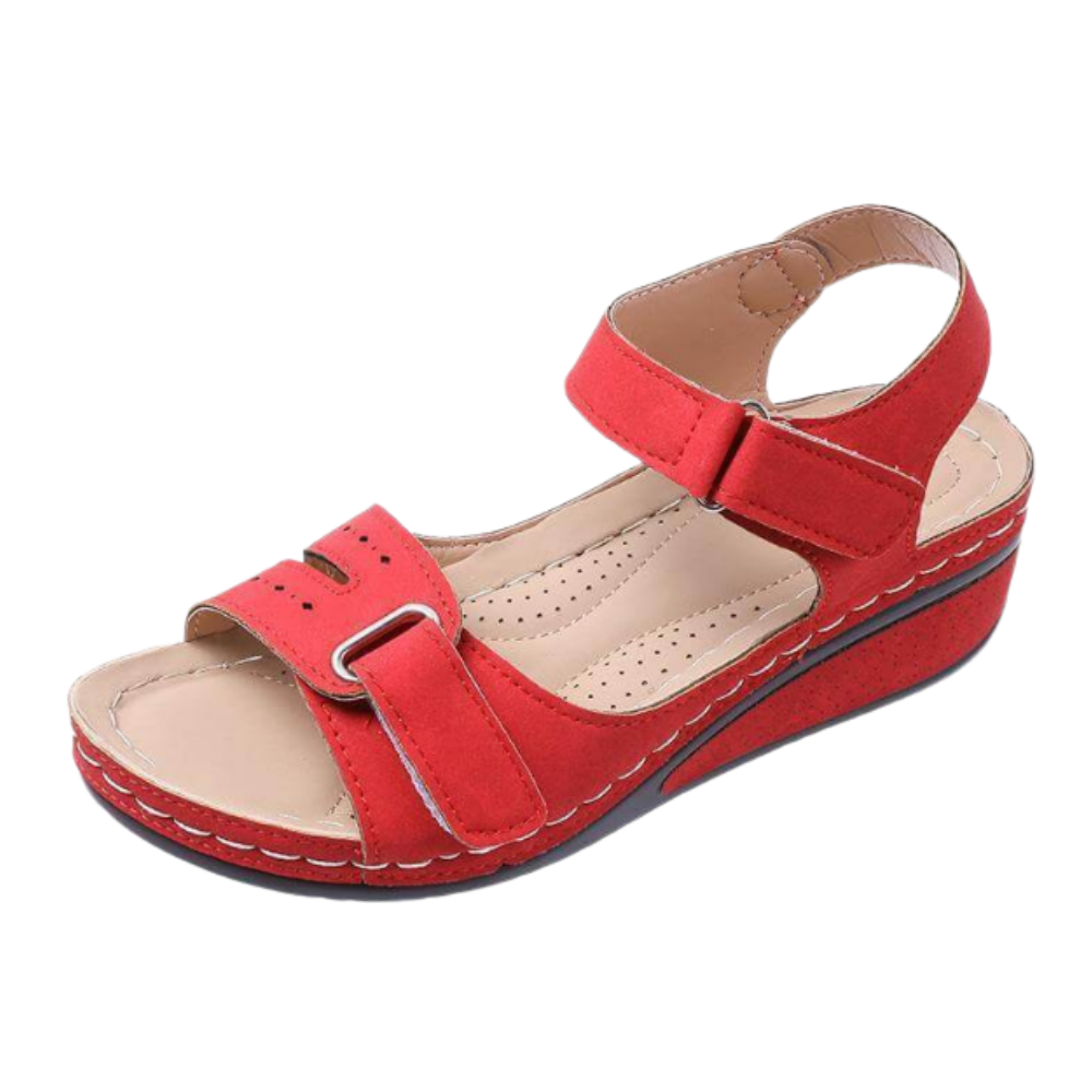 Sandali ortopedici da donna con supporto all'arco plantare -Rosso/EU35Rosso/EU36Rosso/EU37Rosso/EU38Rosso/EU39Rosso/EU40Rosso/EU41Rosso/EU42Rosso/EU43 - Ozerty