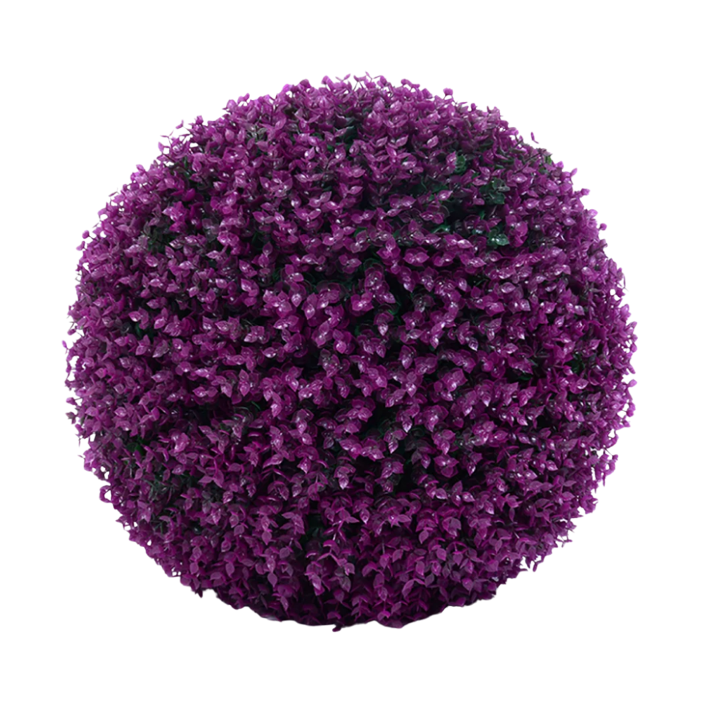 Palline topiarie di erba sintetica -Viola/25 cmViola/30 cmViola/40cm - Ozerty