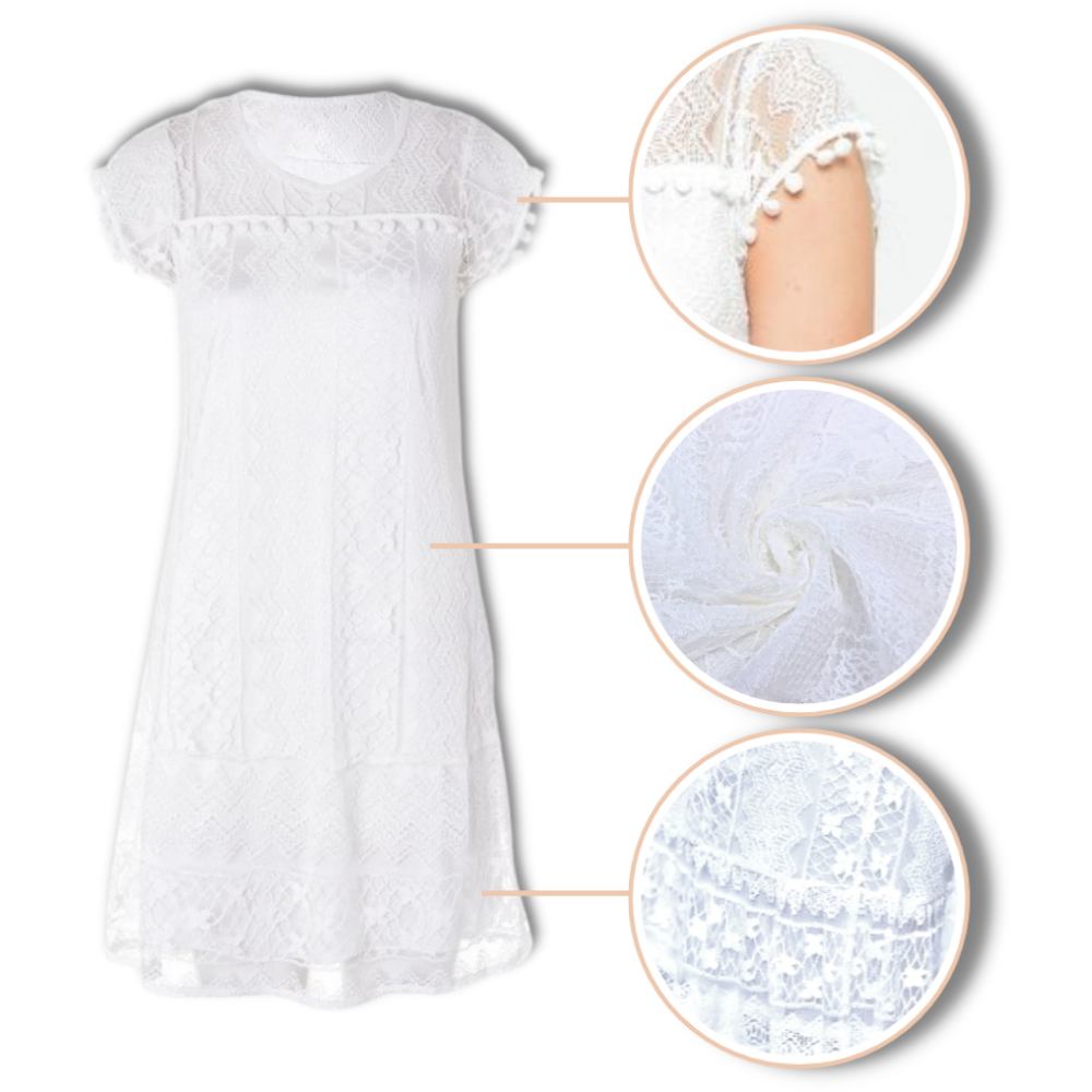 Abito Chic in Pizzo Bohémien - Ozerty