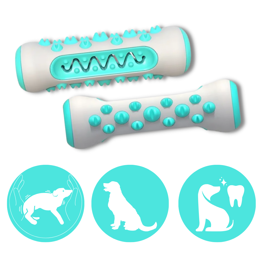 Giocattolo da masticare per la cura dei denti per cani - Ozerty