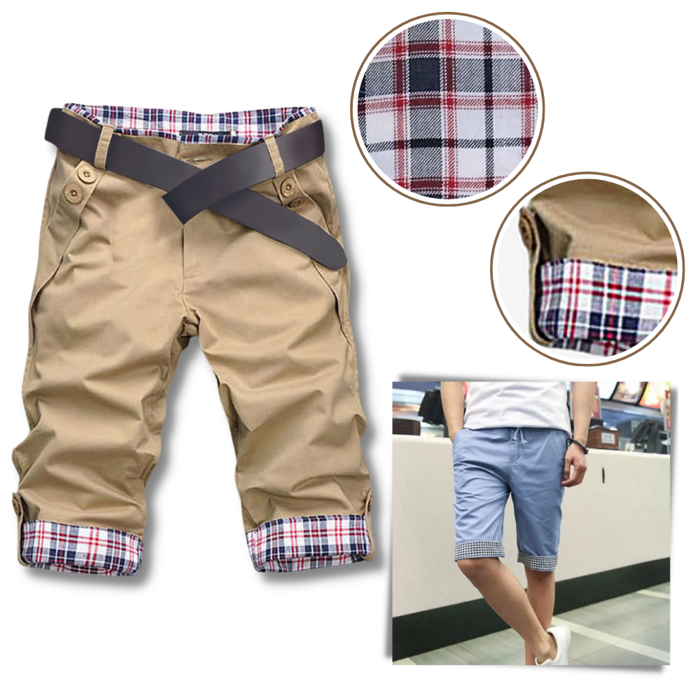 Pantaloncini Cargo eleganti da uomo - Ozerty