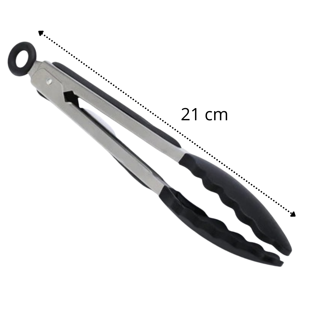 Pinza per barbecue con impugnatura in silicone - Ozerty