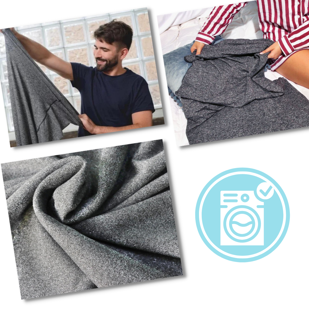 Coperta indossabile per dormire con cappuccio - Ozerty