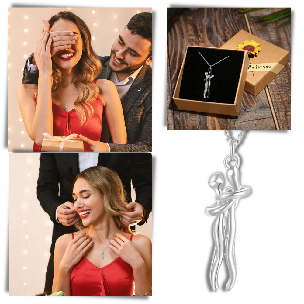 Collana per coppia Abbraccio d'Amore - Ozerty