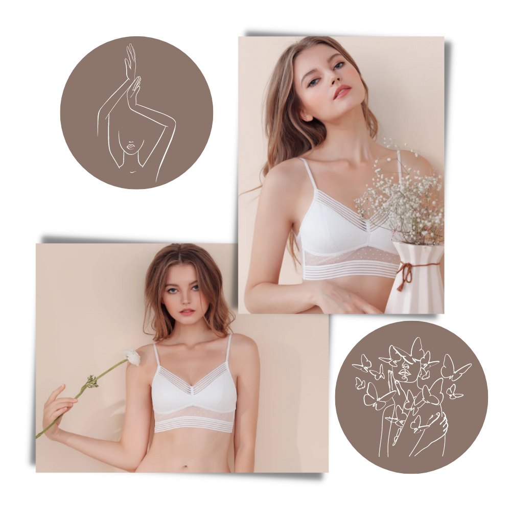 Reggiseno invisibile in pizzo per uno stile senza cuciture - Ozerty