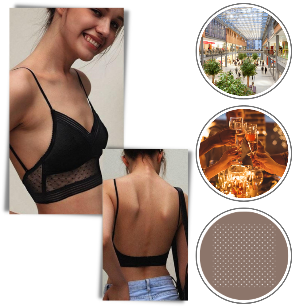 Reggiseno invisibile in pizzo per uno stile senza cuciture - Ozerty