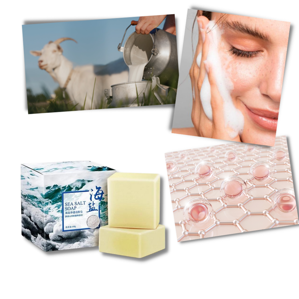 Sapone antiacne naturale al sale marino - Ozerty